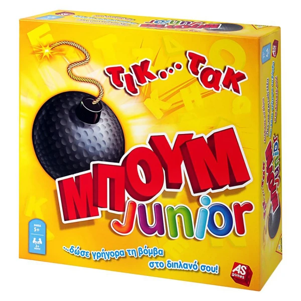 AS GAMES ΕΠΙΤΡΑΠΕΖΙΟ ΠΑΙΧΝΙΔΙ ΤΙΚ ΤΑΚ ΜΠΟΥΜ JUNIOR ΓΙΑ ΗΛΙΚΙΕΣ 5+ ΧΡΟΝΩΝ ΚΑΙ 2+ ΠΑΙΚΤΕΣ