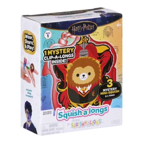 SQUISH-A-LONGS HARRY POTTER ΜΠΡΕΛΟΚ ΕΚΠΛΗΞΗ ΜΕ ΘΗΚΗ 8 ΘΕΣΕΩΝ ΜΕ 3 ΦΙΓΟΥΡΕΣ