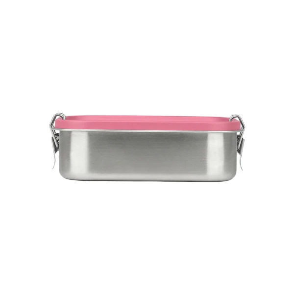 ESTIA HOME ARTS STAINLESS STEEL FOOD CONTAINER WITH DIVIDER 1200ML – ROSE