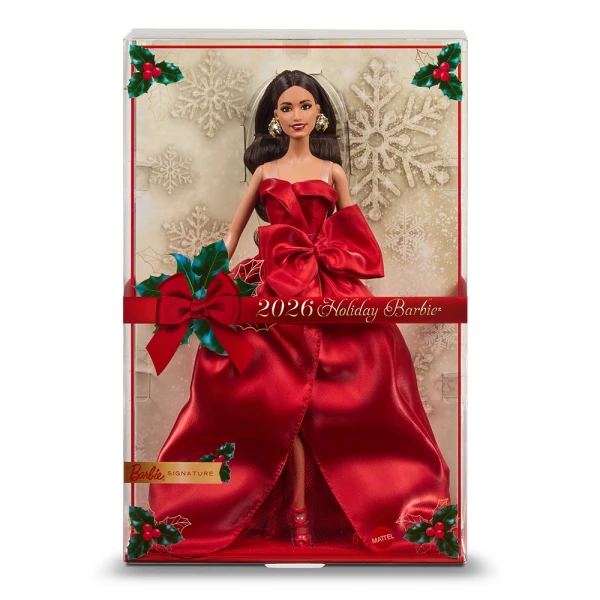 ΣΥΛΛΕΚΤΙΚΗ ΚΟΥΚΛΑ BARBIE HOLIDAY 2026 ΜΕΛΑΧΡΙΝΗ