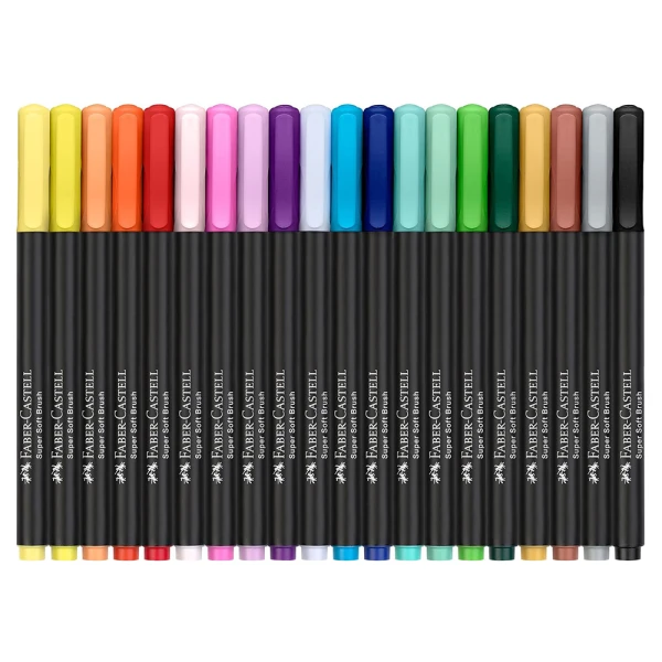 FABER-CASTELL ΜΑΡΚΑΔΟΡΟΙ BLACK EDITION ΣΕΤ 20 ΧΡΩΜΑΤΑ