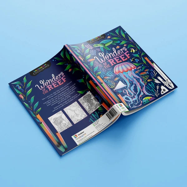 HINKLER KALEIDOSCOPE ΒΙΒΛΙΟ ΖΩΓΡΑΦΙΚΗΣ 72 ΣΕΛΙΔΕΣ - WONDERS OF THE REEF