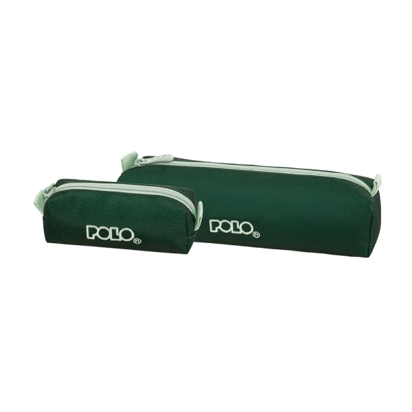 POLO 2026 PENCIL CASE ORIGINAL WALLET DARK GREEN-LIGHT CYAN