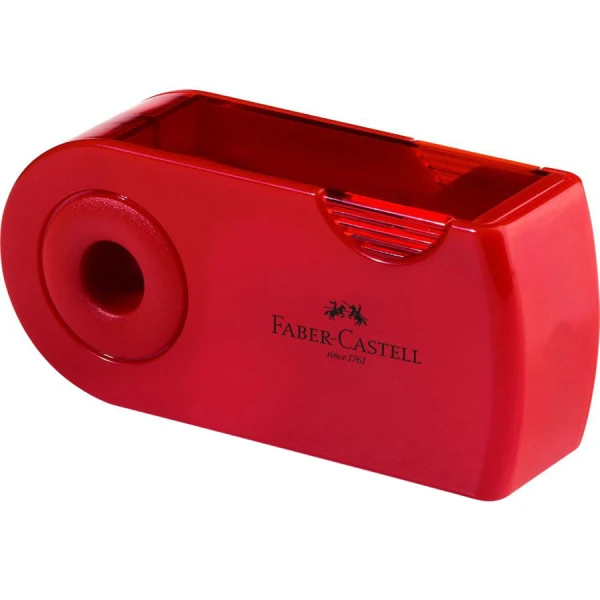 FABER-CASTELL ΔΙΠΛΗ ΞΥΣΤΡΑ SLEEVE ΚΟΚΚΙΝΗ & ΜΠΛΕ