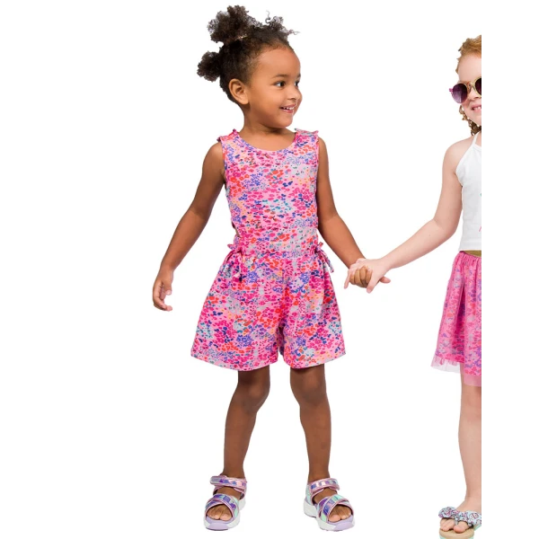 ENERGIERS BEBE GIRL OVERALLS SHORT PANTS COLORFUL