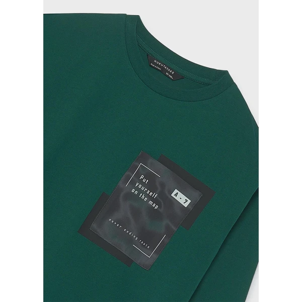 MAYORAL T-SHIRT ΜΑΚΡΥΜΑΝΙΚΟ ΤΣΕΠΗ ΠΡΑΣΙΝΟ 