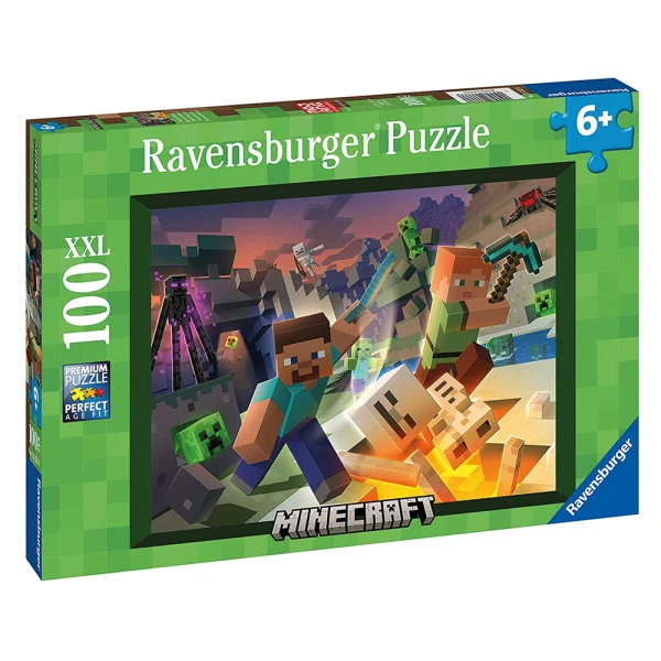RAVENSBURGER ΠΑΖΛ 100XXL τεμ. MONSTER MINECRAFT