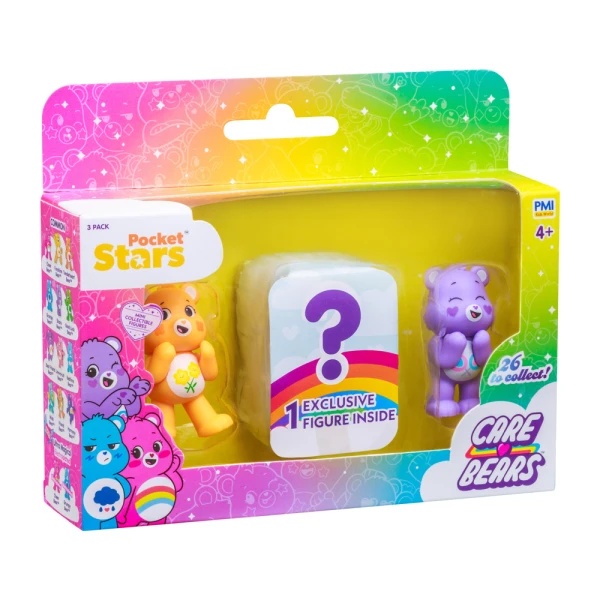 CARE BEARS 3 ΣΥΛΛΕΚΤΙΚΕΣ ΦΙΓΟΥΡΕΣ 5εκ - 6 ΣΧΕΔΙΑ