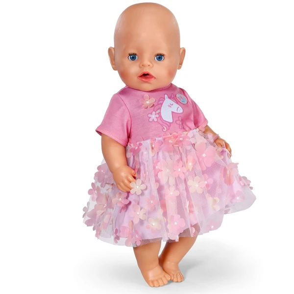 ZAPF CREATION BABY BORN ΛΟΥΛΟΥΔΑΤΟ ΦΟΡΕΜΑ ΓΙΑ ΚΟΥΚΛΕΣ 43 εκ.