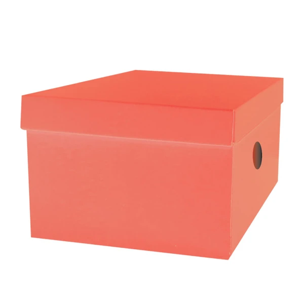 THE LITTLIES PAPER BOARD STORAGE BOX 33X24X18 cm - 6 COLOURS