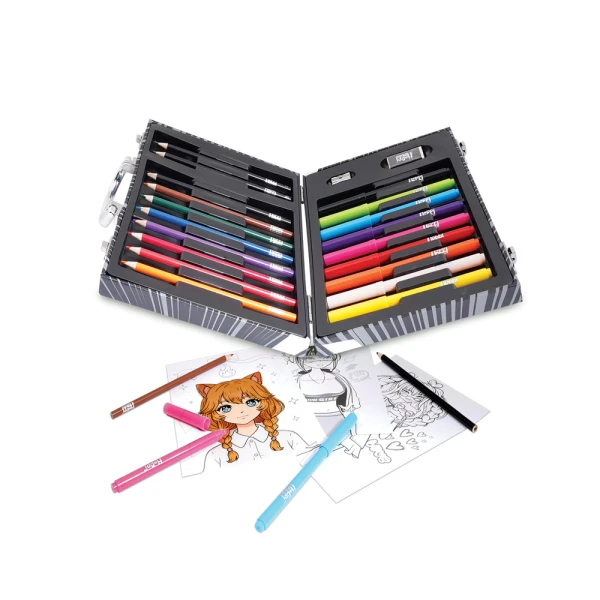 HAPPIHOBBI ART CASE DELUXE 50 ACCESSORIES MANGA FOR 9+ AGES