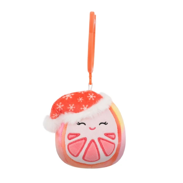SQUISHMALLOWS-XMAS - KEYCHAIN PLUSH 9 cm W1 - KALDETTE THE GRAPEFRUIT