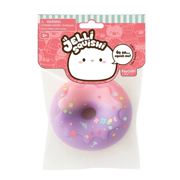 KEYCRAFT JELLI SQUISHY DONUTS & WAFFLE SWEET TREATS - 3 ΣΧΕΔΙΑ