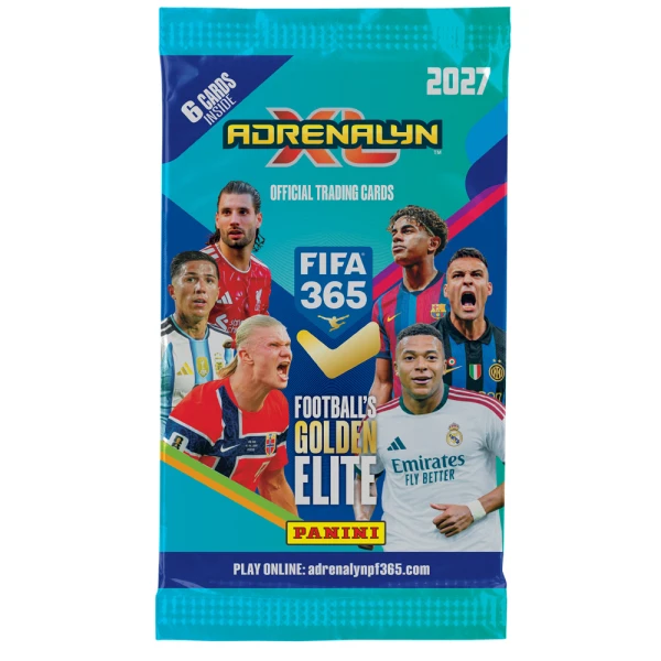 PANINI FIFA 365 2027 ADRENALYN XL PACK WITH 6 CARDS