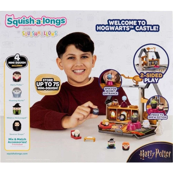 SQUISH-A-LONGS HARRY POTTER ΣΕΤ ΠΑΙΧΝΙΔΙΟΥ ΚΑΣΤΡΟ HOGWARTS