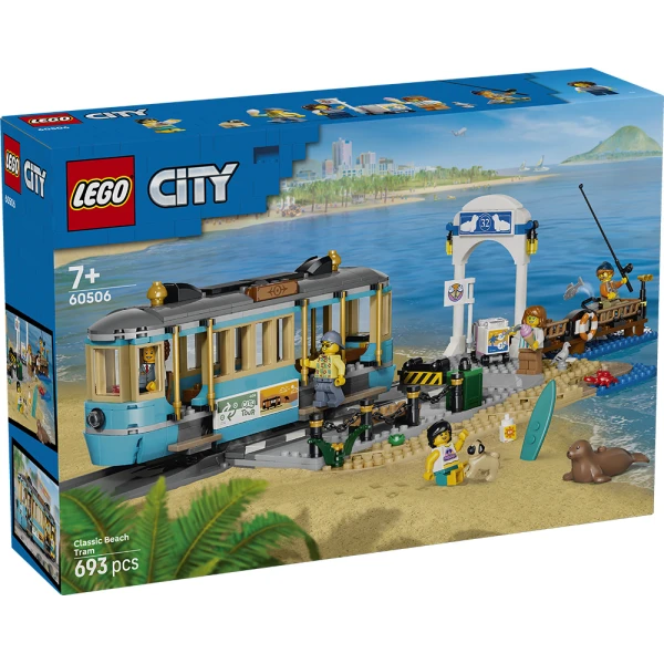 LEGO® CITY TRAINS ΚΛΑΣΙΚΟ ΠΑΡΑΘΑΛΑΣΣΙΟ ΤΡΑΜ