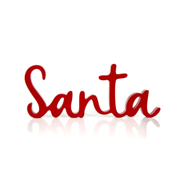 ΞΥΛΙΝΟ ΔΙΑΚΟΣΜΗΤΙΚΟ SANTA 36X14 εκ.