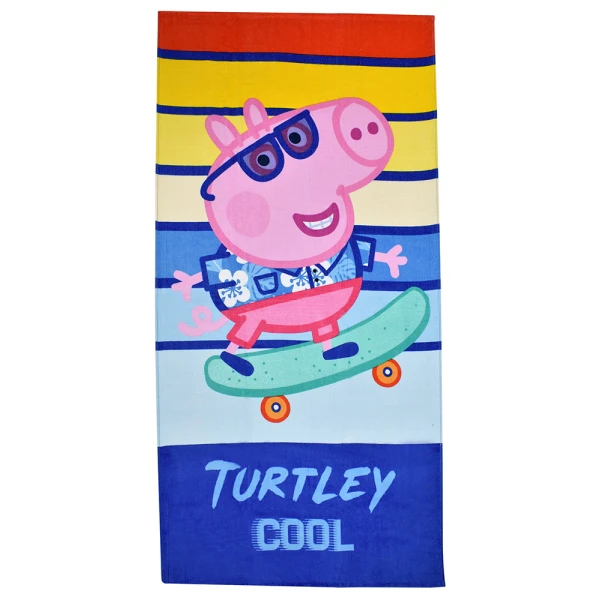 ΠΕΤΣΕΤΑ ΘΑΛΑΣΣΗΣ 70X140 cm PEPPA PIG TURTLEY COOL