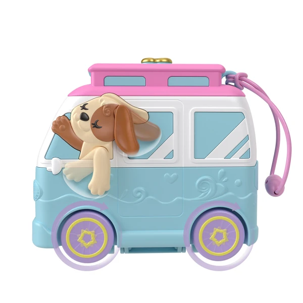 POLLY POCKET Ο ΚΟΣΜΟΣ ΤΗΣ POLLY - ΣΕΤΑΚΙ SEASIDE PUPPY RIDE