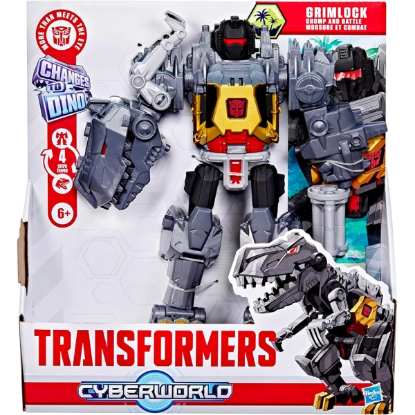 TRANSFORMERS CYBERWORLD CHOMP & BATTLE - ΦΙΓΟΥΡΑ GRIMLOCK