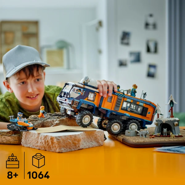 LEGO® CITY ΑΡΚΤΙΚΟ ΦΟΡΤΗΓΟ-ΕΠΙΣΤΗΜΟΝΙΚΟ ΕΡΓΑΣΤΗΡΙΟ ΕΞΕΡΕΥΝΗΣΗΣ
