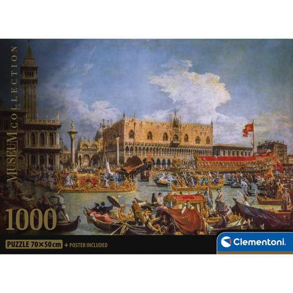 CLEMENTONI ΠΑΖΛ MUSEUM CANALETTO Η ΕΠΙΣΤΡΟΦΗ ΤΟΥ ΒΟΥΚΕΝΤΟΡΟΥ 1000 τεμ.