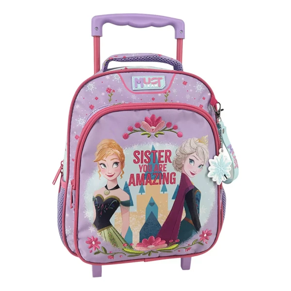 MUST TEAM ΤΣΑΝΤΑ TROLLEY ΝΗΠΙΟΥ 27Χ10Χ31 εκ. 2 ΘΗΚΕΣ FROZEN SISTER YOU ARE AMAZING