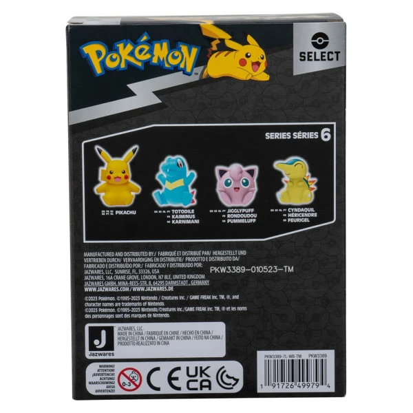 POKEMON W6 ΦΙΓΟΥΡΑ ΒΙΝΥΛΙΟΥ 10 cm PIKACHU