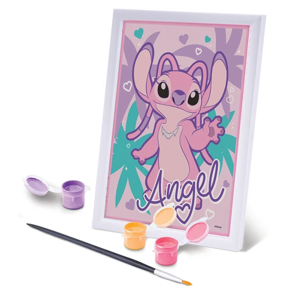 HAPPIHOBBI PAINT & FRAME PAINT BY NUMBERS ANGEL