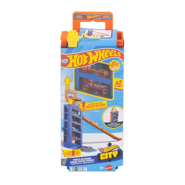 HOT WHEELS CITY ΜΙΝΙ ΓΚΑΡΑΖ ΠΙΣΤΑ SPEED & GO GARAGE