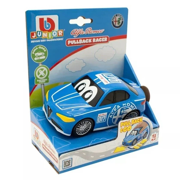 BURAGO BB JUNIOR PULLBACK RACER ALFA ROMEO GIULIA
