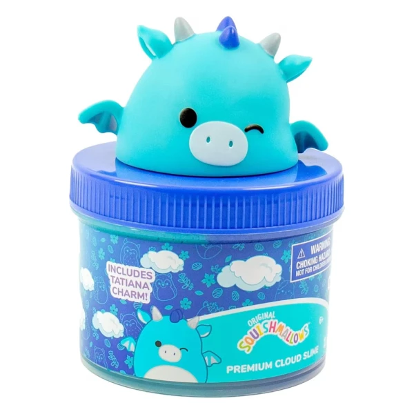 SQUISHMALLOWS ΑΡΩΜΑΤΙΚΟ CLOUD SLIME ΜΕ TOPPER ΣΕ ΒΑΖΑΚΙ W1 - TATIANA THE DRAGON