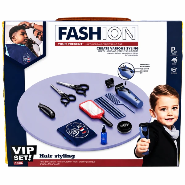 BARBER CASE WITH LEGS & BATTERY ACCESSORIES