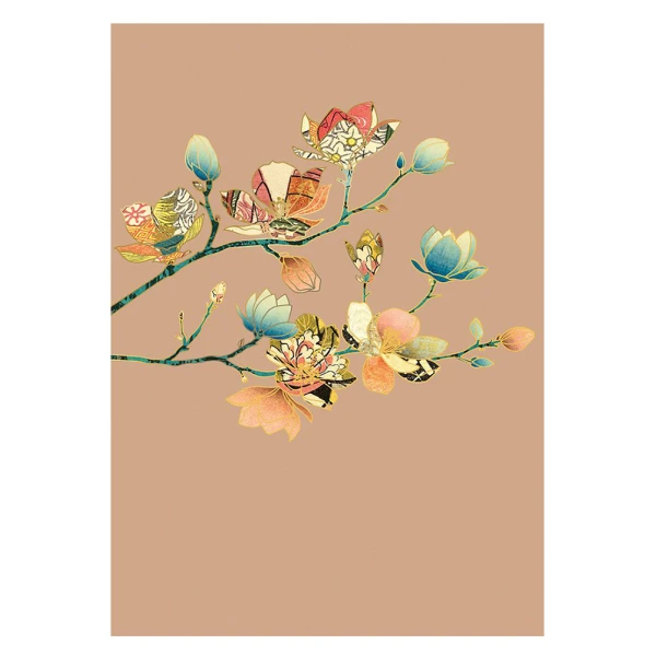 PERAKURA COLLECTION ΤΕΤΡΑΔΙΟ ΚΑΡΦΙΤΣΑ Α5 ΡΙΓΕ MAGNOLIA