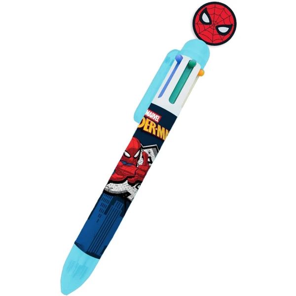 ΣΤΥΛΟ 6 ΧΡΩΜΑΤΩΝ SPIDERMAN - 2 ΣΧΕΔΙΑ