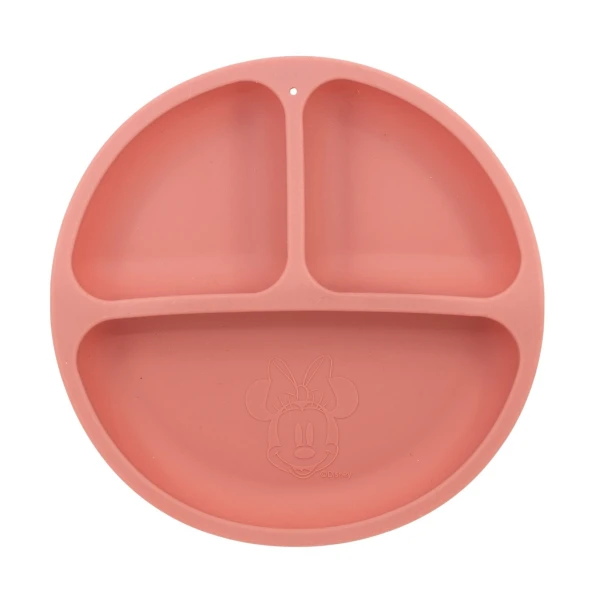 DIVIDED SILICONE PLATE MINNIE MOUSE
