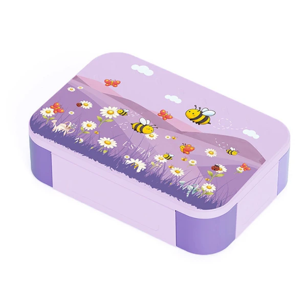 LUNCH BOX SAVE THE AEGEAN 900ml 2 REMOVABLE COMPARTMENTS GARDEN FRIENDS