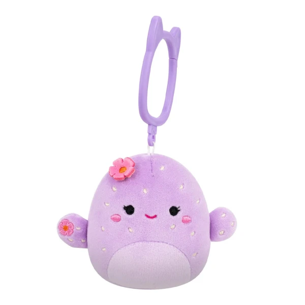 SQUISHMALLOWS ΛΟΥΤΡΙΝΟ ΜΠΡΕΛΟΚ 9 εκ. W9 - ADRIENNE THE PURPLE BARREL CACTUS