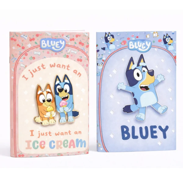 ΤΕΤΡΑΔΙΟ ΚΑΡΦΙΤΣΑ 17Χ25 εκ. 40 ΦΥΛΛΑ BLUEY - 2 ΣΧΕΔΙΑ