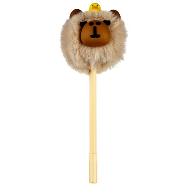 ΣΤΥΛΟ ΜΕ ΠΟΜ ΠΟΜ CAPYBARA 0.7mm - 4 ΣΧΕΔΙΑ