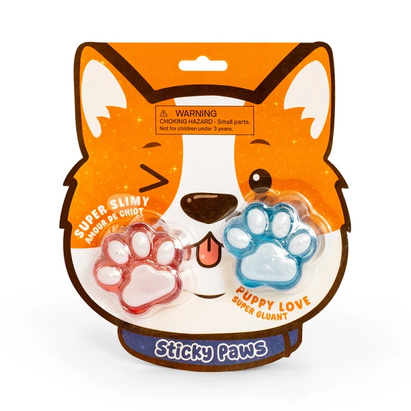 KEYCRAFT STICKY PAWS SLIME - 2 ΧΡΩΜΑΤΑ