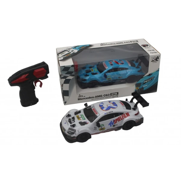 RW RC RACING CARS ΤΗΛΕΚΑΤΕΥΘΥΝΟΜΕΝΟ ΑΥΤΟΚΙΝΗΤΟ 1:24 MERCEDES AMG C 63 DTM ΛΕΥΚΟ