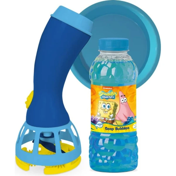 BUBBLE MACHINE 450ML - SPONGEBOB