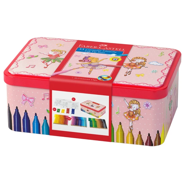FABER-CASTELL ΣΕΤ 33 ΜΑΡΚΑΔΟΡΟΙ CONNECTOR ΜΠΑΛΑΡΙΝΑ