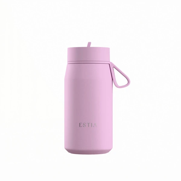 ESTIA HOME ART THERMOS PULSE SAVE THE AEGEAN 360ml LAVENDER
