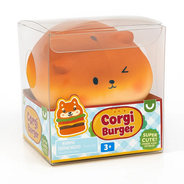 KEYCRAFT SQUISHY CORGI BURGER