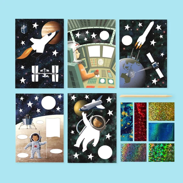 TIGER TRIBE FOIL ART - SPACE ADVENTURES