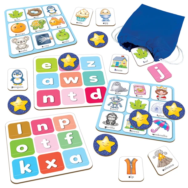 ORCHARD TOYS MEMORY BOARD GAME ALPHABET BINGO