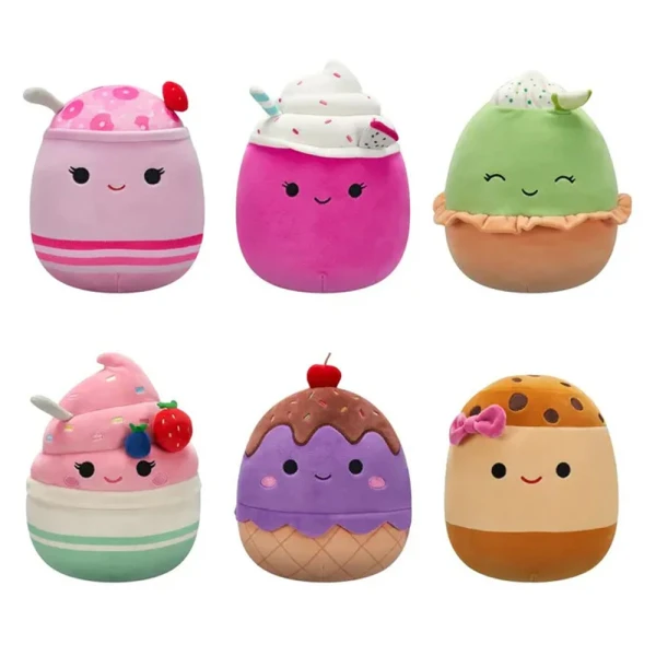SQUISHMALLOWS - SCENTED MYSTERY BAGS - PLUSH TOYS 20 cm W1 ΓΛΥΚΑ - 6 DESIGNS