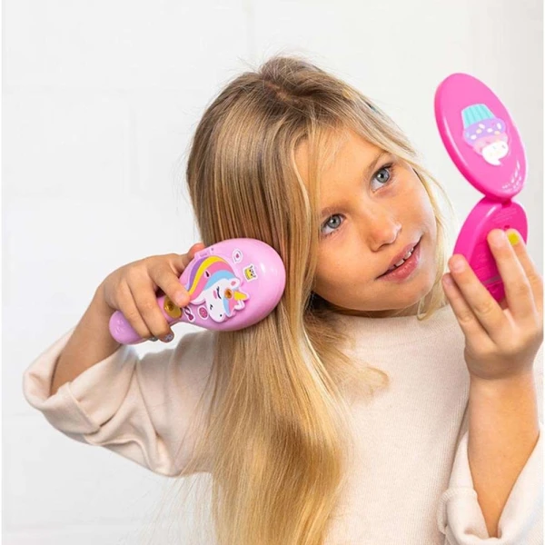 FUNLOCKETS ΜΥΣΤΙΚΗ ΒΟΥΡΤΣΑ ΜΑΛΛΙΩΝ ΜΕ GLITTER